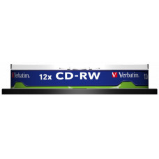 Оптический накопитель Verbatim Диск CD-RW 700Mb 10x Cake Box (10шт) (43480)

