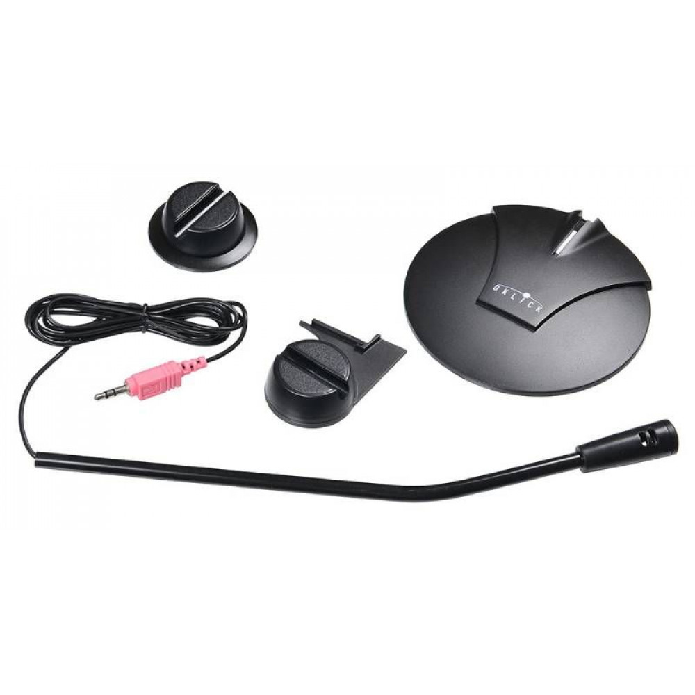 Наушники Oklick Микрофон проводной MP-M009B 1.8м черный