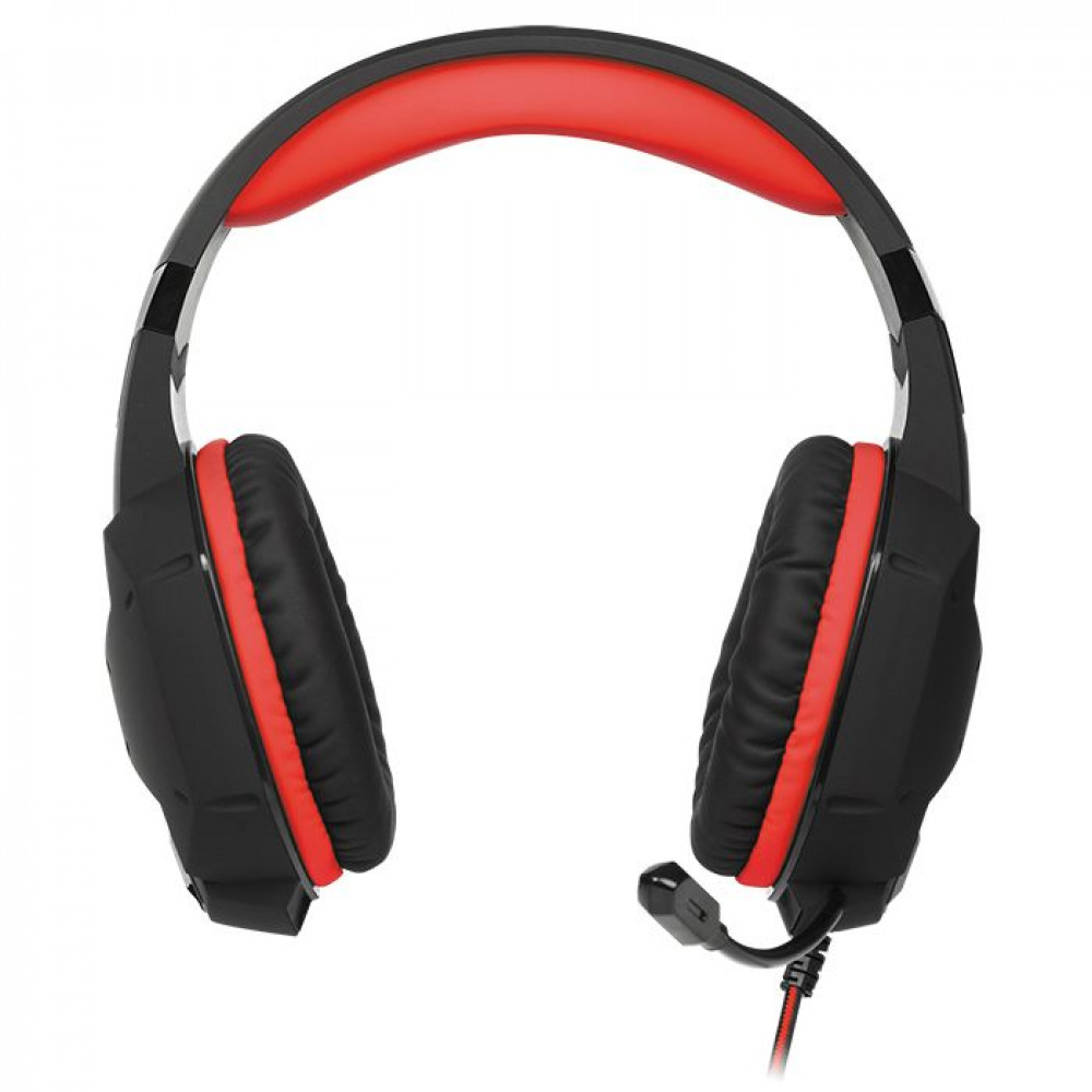 Игровые стереонаушники с микрофоном SVEN AP-G988MV, черно-красные
