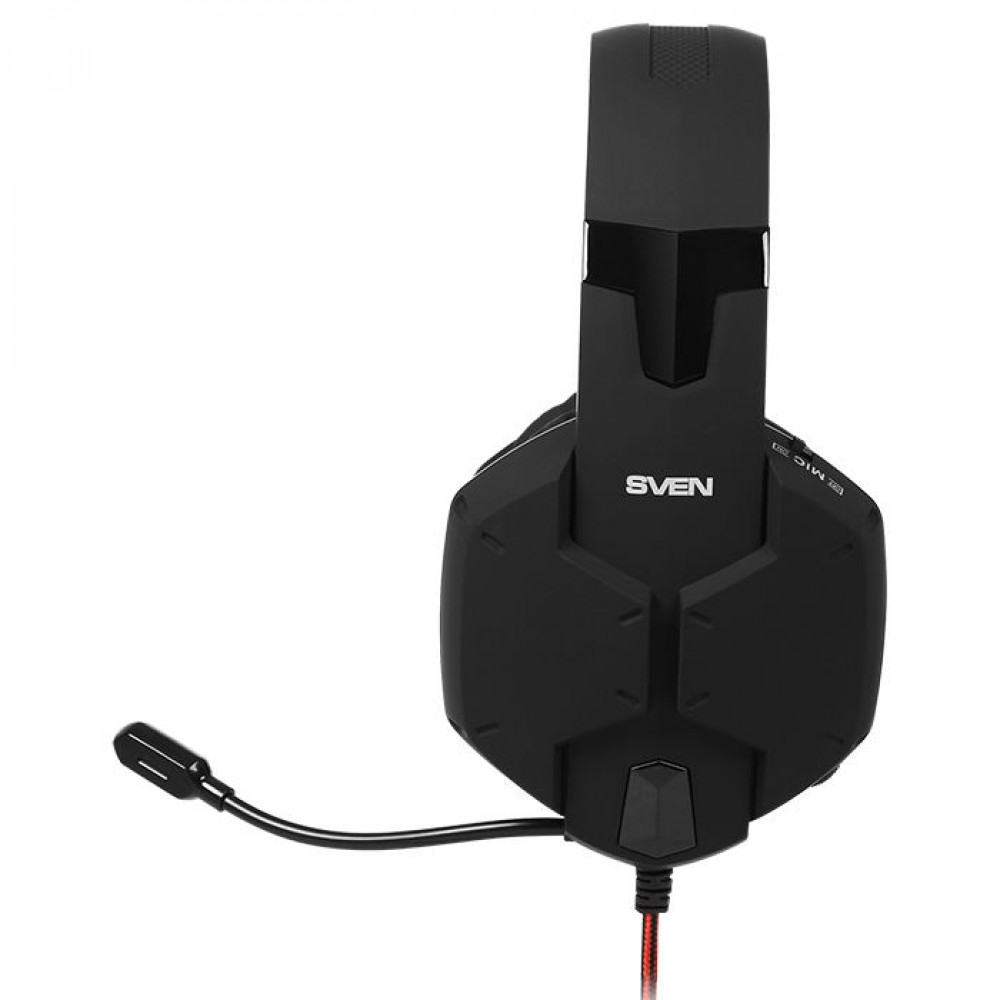 Игровые стереонаушники с микрофоном SVEN AP-G988MV, черно-красные
