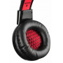 Наушники Oklick Наушники с микрофоном HS-G300 черный/красный 2.5м мониторы оголовье (AH-V1)