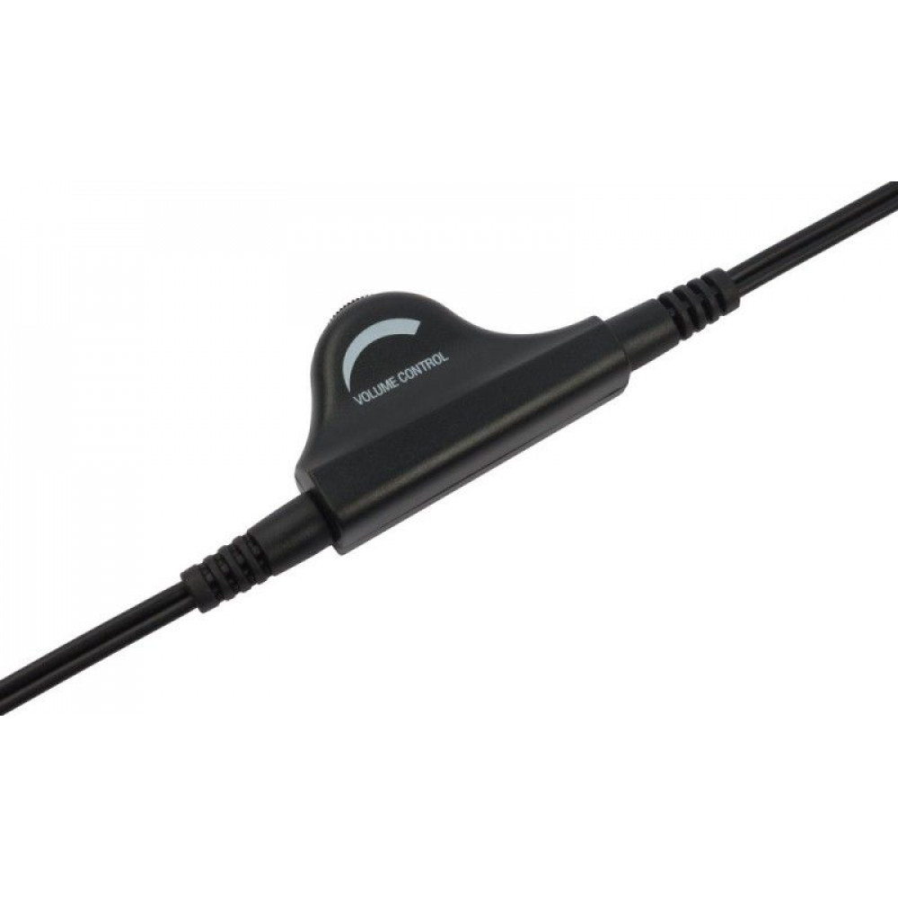 Наушники Oklick Наушники с микрофоном HS-M143VB черный 1.8м накладные оголовье