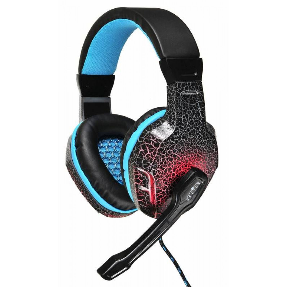 Наушники Oklick Наушники с микрофоном ZEUS HS-L400G черный 1.8м мониторы оголовье (NO-3000 LED)