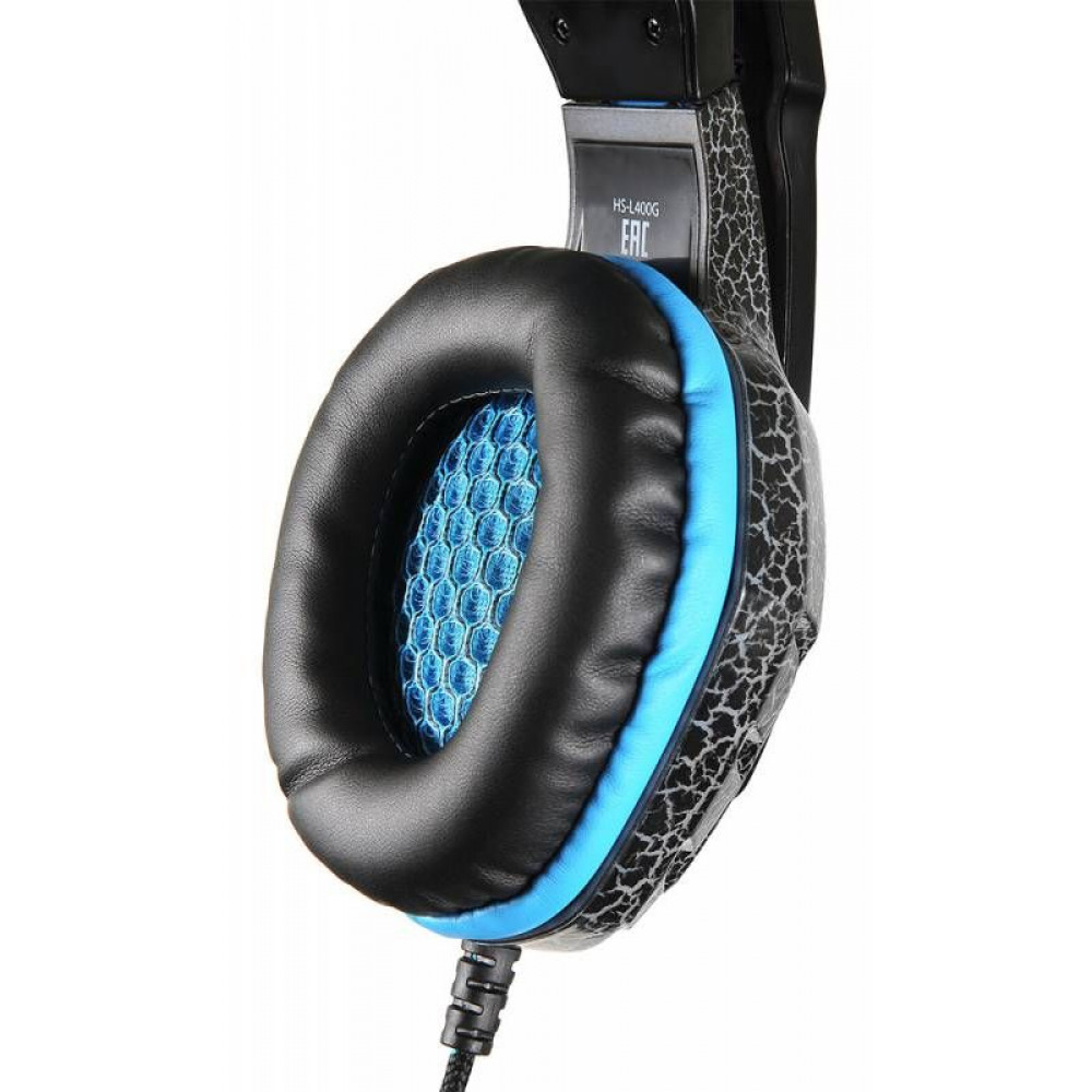 Наушники Oklick Наушники с микрофоном ZEUS HS-L400G черный 1.8м мониторы оголовье (NO-3000 LED)