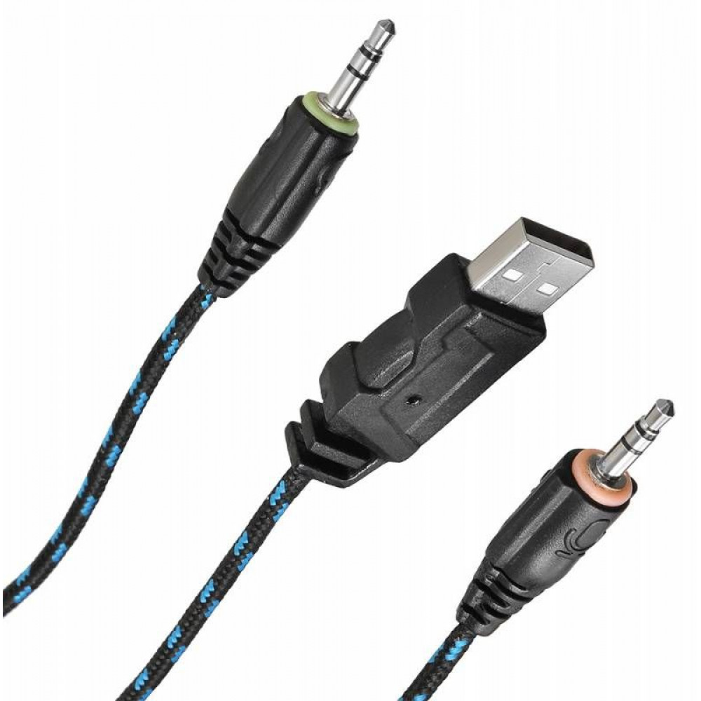 Наушники Oklick Наушники с микрофоном ZEUS HS-L400G черный 1.8м мониторы оголовье (NO-3000 LED)