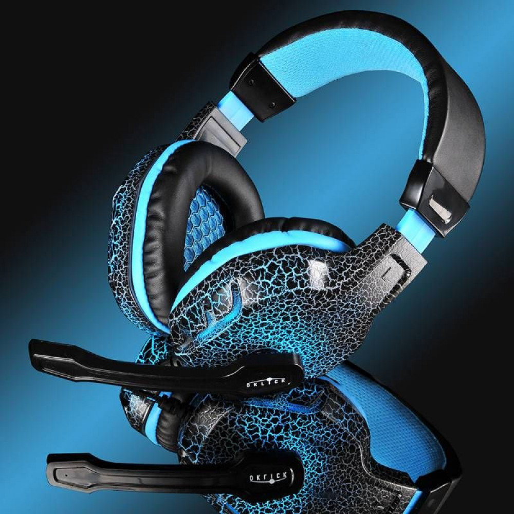 Наушники Oklick Наушники с микрофоном ZEUS HS-L400G черный 1.8м мониторы оголовье (NO-3000 LED)