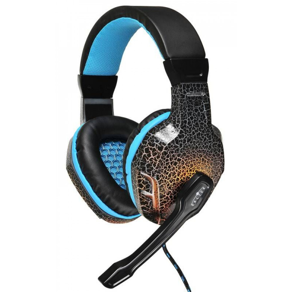 Наушники Oklick Наушники с микрофоном ZEUS HS-L400G черный 1.8м мониторы оголовье (NO-3000 LED)