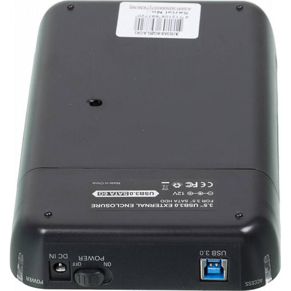 Внешний корпус для HDD AgeStar 3UB3A8-6G (BLACK)