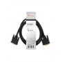 Кабель Telecom VCOM DVI-D (m) - DVI-D (m) 1.8м