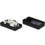 Кабель Vcom VCOM NM211 Соединительный бокс для витой пары UTP cat. 5e, 6 T568A/B, IDC: krone, черный
