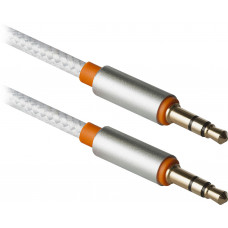 Defender Аудио-кабель JACK01-03 Белый JACK M- JACK M, 1,2м Defender JACK01-03 Белый JACK M- JACK M, 1.2м