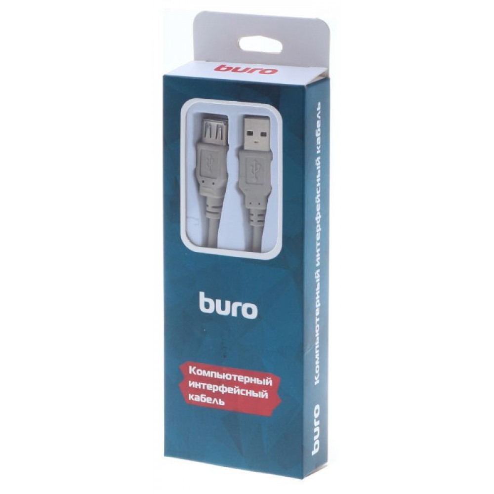 Кабель Buro Кабель BHP RET USB_AF30 USB A(m) USB A(f) 3м черный блистер
