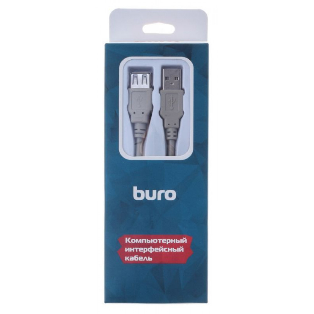 Кабель Buro Кабель BHP RET USB_AF30 USB A(m) USB A(f) 3м черный блистер
