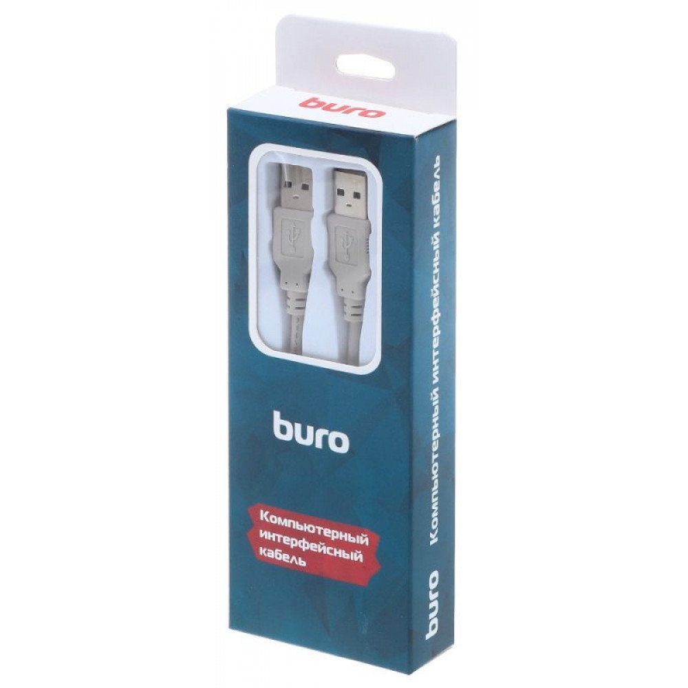 Кабель Buro Кабель BHP RET USB_AM18 USB A(m) USB A(m) 1.8м черный блистер
