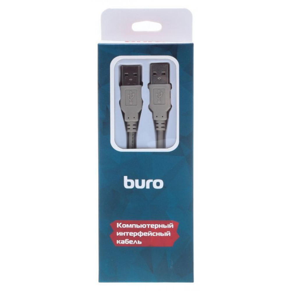 Кабель Buro Кабель BHP RET USB_AM18 USB A(m) USB A(m) 1.8м черный блистер
