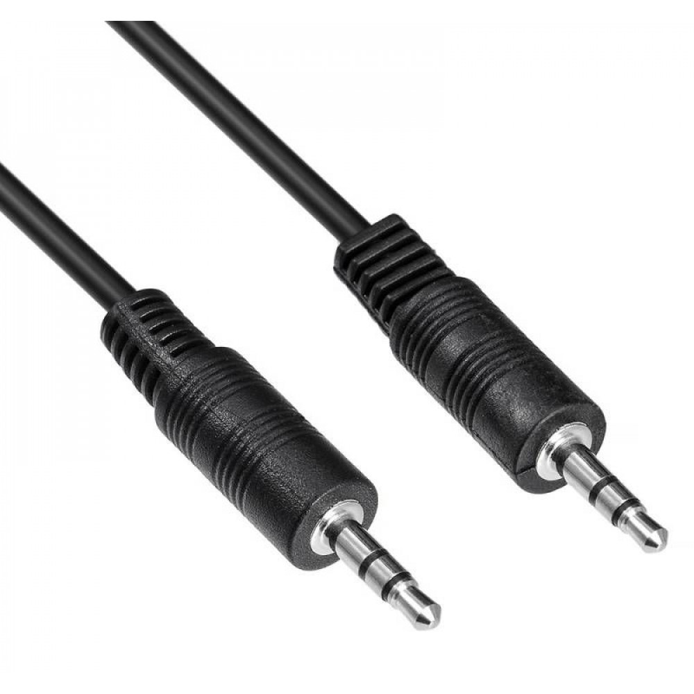 Кабель Buro Кабель соединительный аудио BAAC002-3 Jack 3.5 (m)/Jack 3.5 (m) 3м. черный
