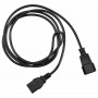 Кабель Buro Кабель-удлинитель питания IEC320-C13/IEC320-C14 1.8м
