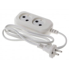 Сетевой фильтр Buro Сетевой удлинитель BU-PSL2.1/W 1.5м (2 розетки) белый (пакет ПЭ)