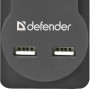 Сетевой фильтр Defender DFS 753 3,0 м, 5 розеток, 2xUSB, 2.1A Defender DFS 753 (3 м, 5 розеток)