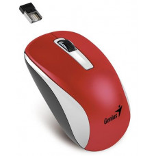 Компьютерная мышь Genius Мышь NX-7010,  беспроводная 2,4ГГц, 1200dpi, WH+Red
