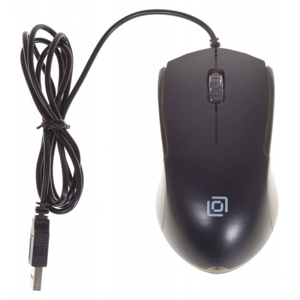 Компьютерная мышь Oklick Мышь 245M белый оптическая (1000dpi) USB (3but)