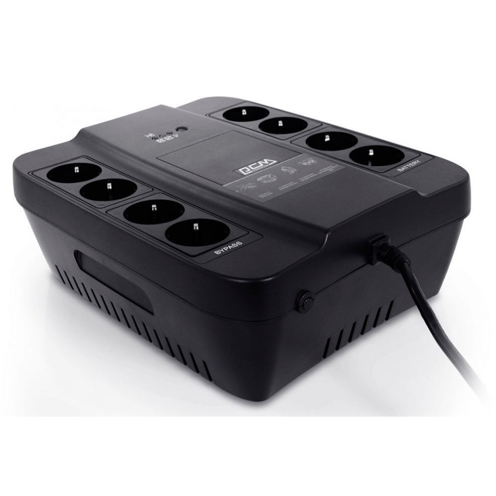 ИБП Powercom Spider SPD-850N, 850 ВA/510 Вт, 8 евророзеток, ШхГхВ 285х232х103 мм, 4.4 кг
