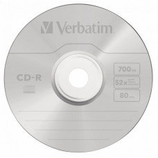 Оптический накопитель Verbatim Диск CD-R 700Mb 52x Jewel case (10шт) (43327)
