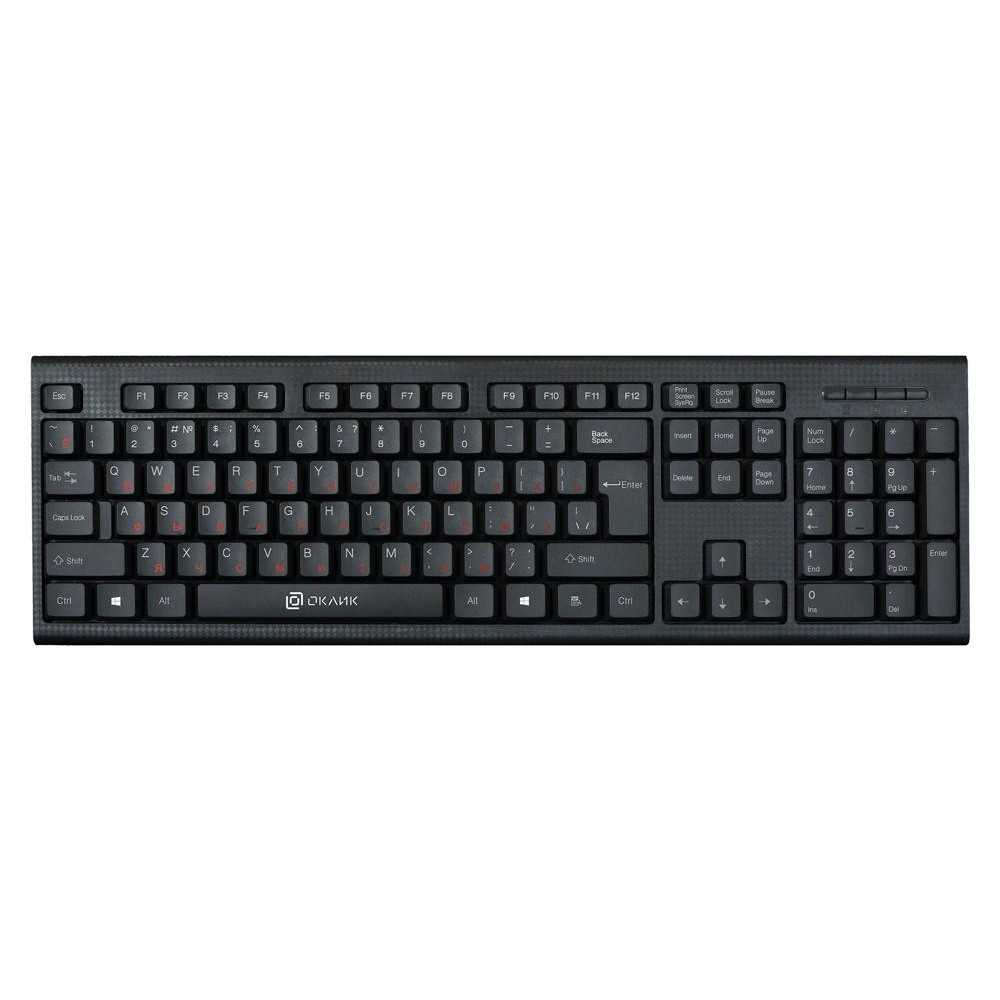 Клавиатура Oklick 120M черный USB (1083044) Oklick 1083044