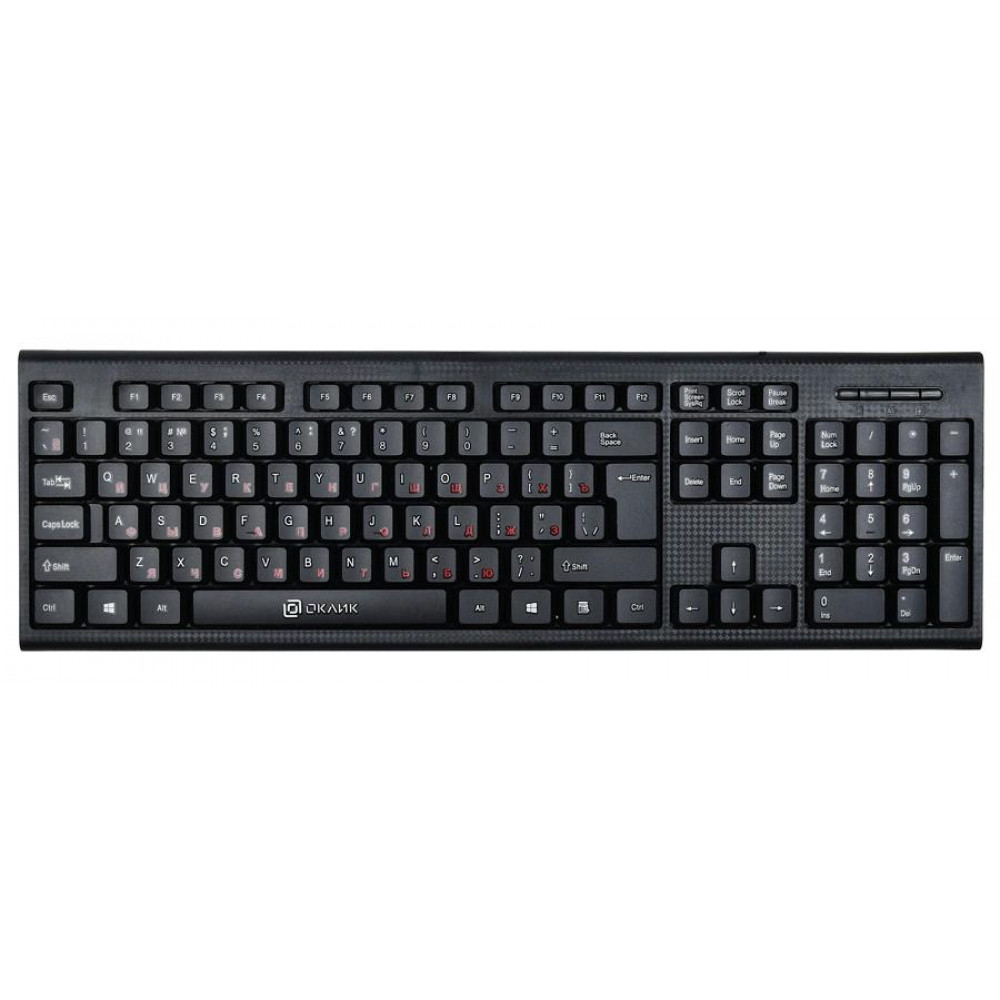 Клавиатура Oklick 120M черный USB (1083044) Oklick 1083044