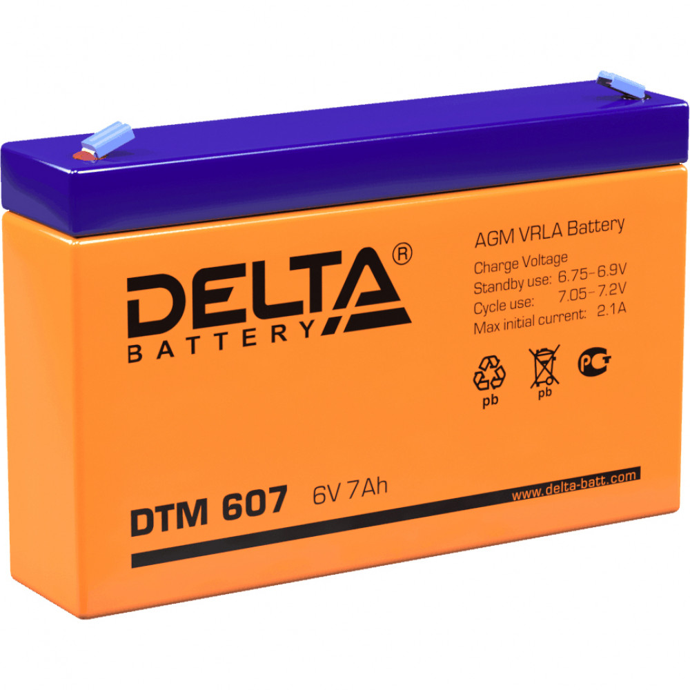 DTM 607 Delta Аккумуляторная батарея Delta DTM 607