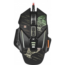 Defender Проводная игровая мышь sTarx GM-390L оптика,8кнопок,грузики,3200dpi Defender sTarx GM-390L