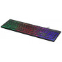 Клавиатура Oklick Клавиатура 550ML белый USB slim Multimedia LED