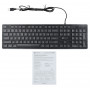 Клавиатура Oklick Клавиатура 550ML белый USB slim Multimedia LED