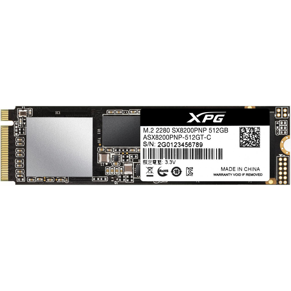 Твердотельный накопитель ADATA XPG SX8200 Pro 512GB (ASX8200PNP-512GT-C)
