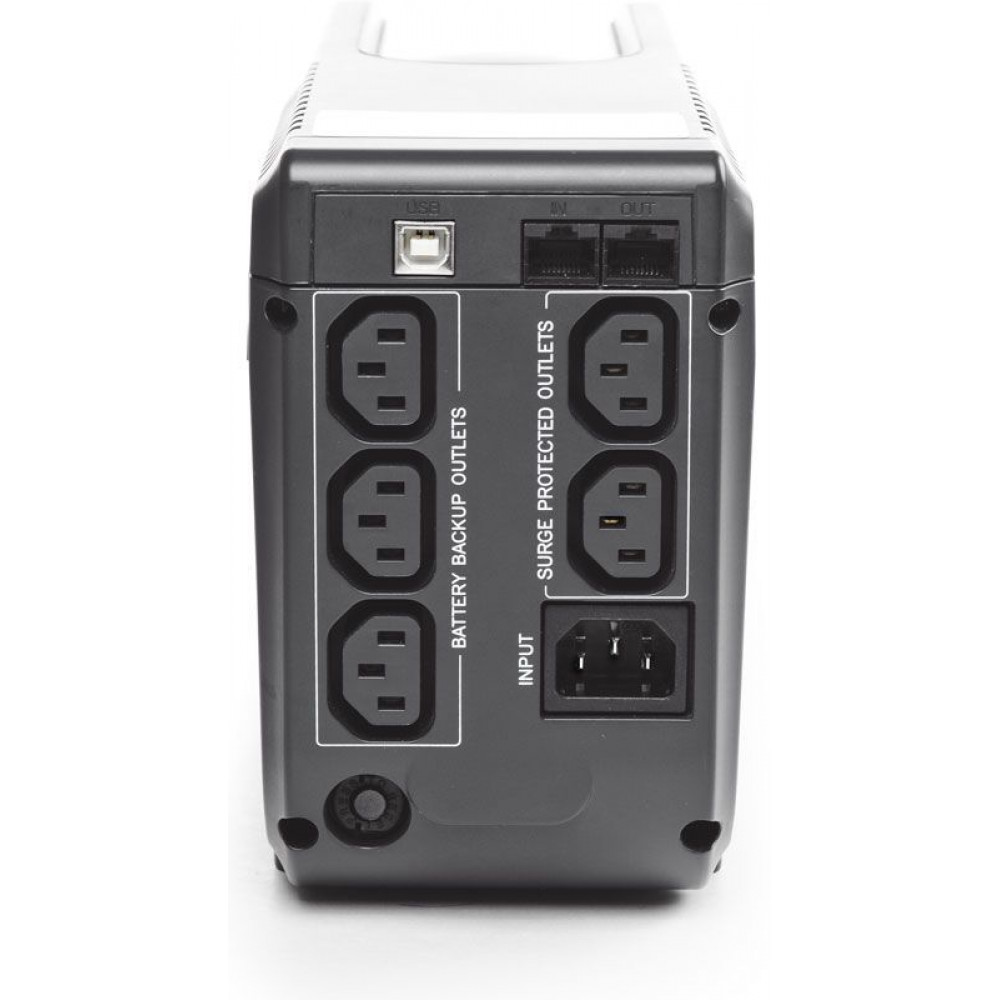 ИБП Powercom Imperial IMD-625AP, LCD, 625 ВА/375 Вт, 3 розетки IEC320 C13 с резервным питанием, 2 розетки с фильтрацией, USB, защита RJ45/RJ11, 105x334x168 мм, 6.3 кг
