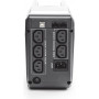 ИБП Powercom Imperial IMD-625AP, LCD, 625 ВА/375 Вт, 3 розетки IEC320 C13 с резервным питанием, 2 розетки с фильтрацией, USB, защита RJ45/RJ11, 105x334x168 мм, 6.3 кг
