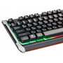 Клавиатура Oklick Клавиатура 717G черный/серый USB Multimedia LED