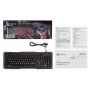 Клавиатура Oklick Клавиатура 717G черный/серый USB Multimedia LED