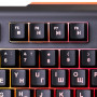 Клавиатура Oklick Клавиатура 717G черный/серый USB Multimedia LED