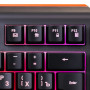 Клавиатура Oklick Клавиатура 717G черный/серый USB Multimedia LED