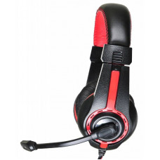 Наушники Oklick Наушники с микрофоном HS-L200 черный/красный 2м мониторы оголовье (Y-819)
