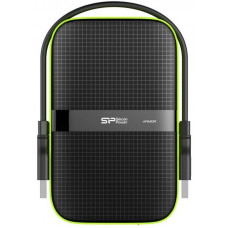 Жесткий диск Silicon Power Жесткий диск USB 3.0 4Tb SP040TBPHDA60S3K A60 Armor 2.5" черный/зеленый
