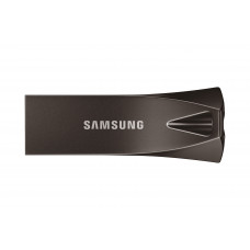 Жесткий диск Samsung Флеш накопитель 256GB SAMSUNG BAR Plus, USB 3.1, 300 МВ/s, серый
