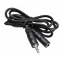 Кабель Buro Кабель-удлинитель аудио BAAC003-1 Jack 3.5 (m)/Jack 3.5 (f) 1м. черный
