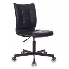 Компьютерное кресло Бюрократ Кресло CH-330M/BLACK без подлокотников черный искусственная кожа крестовина металл

