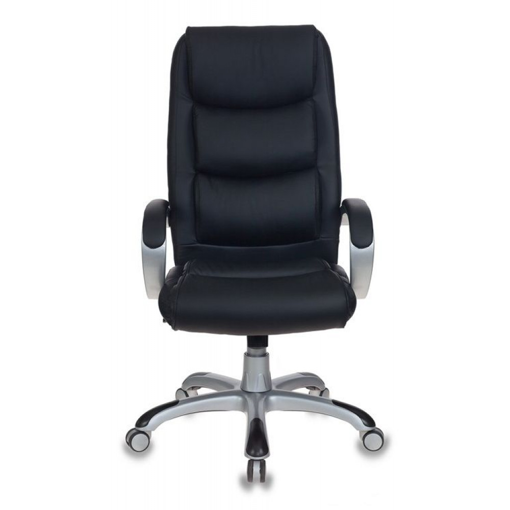 Компьютерное кресло Бюрократ Кресло руководителя CH-S840N/BLACK черный искусственная кожа (пластик серебро)
