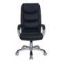 Компьютерное кресло Бюрократ Кресло руководителя CH-S840N/BLACK черный искусственная кожа (пластик серебро)
