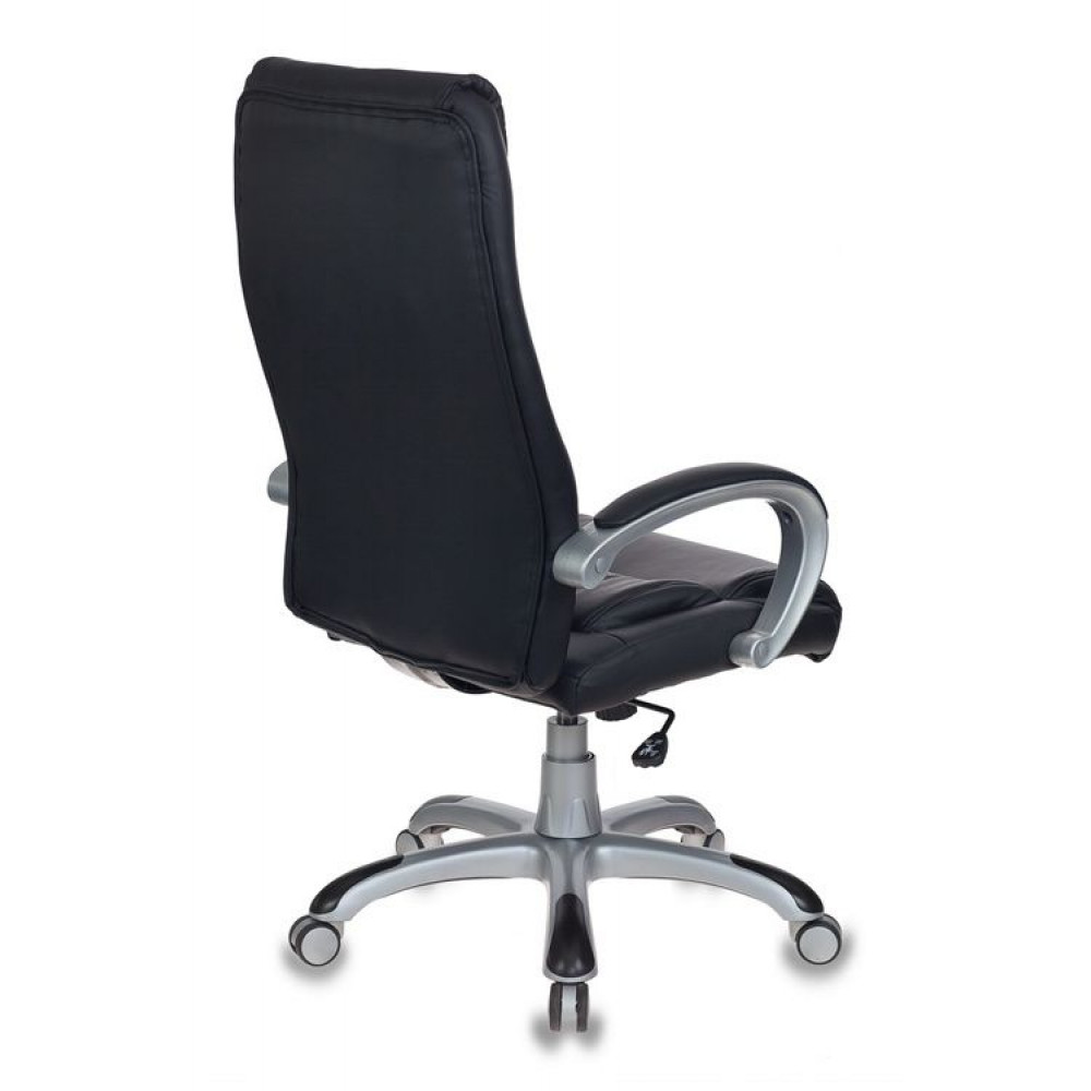 Компьютерное кресло Бюрократ Кресло руководителя CH-S840N/BLACK черный искусственная кожа (пластик серебро)
