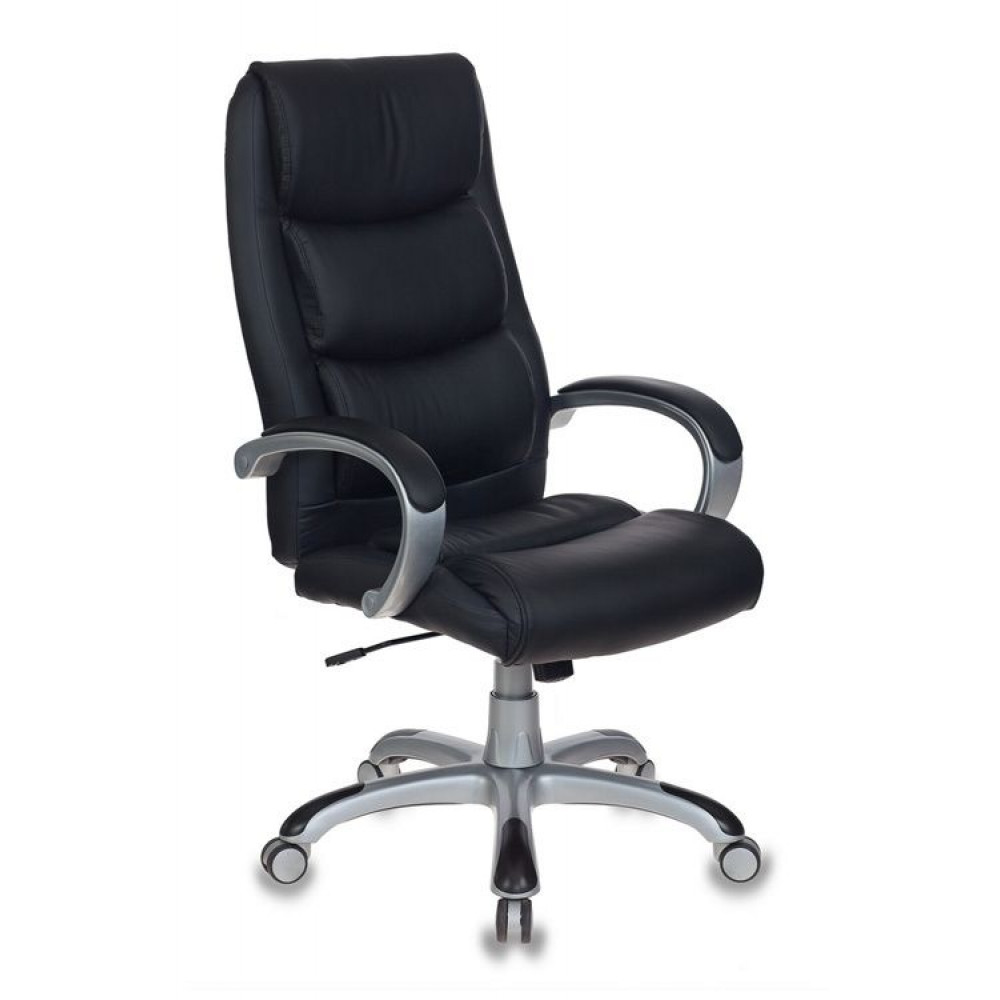 Компьютерное кресло Бюрократ Кресло руководителя CH-S840N/BLACK черный искусственная кожа (пластик серебро)
