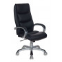 Компьютерное кресло Бюрократ Кресло руководителя CH-S840N/BLACK черный искусственная кожа (пластик серебро)
